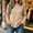 Khaki, variant on IUYRTFE Women's Round Neck Waffle Knit Long Sleeve Pullover Solid Color Casual Top with Seam Detail