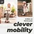 thumbnail image 2 of Scoot & Ride Kids Push Scooter w/ LEDs for Ages 3-6, Highwaykick 3, Rose, 2 of 12