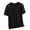 Black, variant on Maean Mens Workout Tee Quick Dry Short Sleeve Shirts Lightweight Breathable Crew Neck Athletic Tshirts
