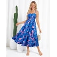 thumbnail image 2 of Vestido GRACE KARIN Sundress para mujer 2025 con estampado floral de verano, 2 of 7