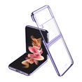 thumbnail image 2 of Funda Transparente Para Teléfono Compatible Con Samsung Galaxy Z Flip3 Funda Protectora Antihuellas Dactilares Carcasa De Galvanoplastia Plegable Con Todo Incluido Sweethay EL016807-04, 2 of 5