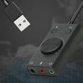 thumbnail image 3 of Desktop PC Audio Card, Laptop Sound Card Three Hole Output 15Hz-25KHz  For Laptop For Desktop, 3 of 8