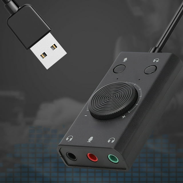 Desktop PC Audio Card, Engineering Materials Laptop Sound Card For Desktop For Laptop
