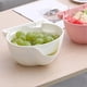 thumbnail image 2 of 2-Layer Plastic Fruit Strainer Bowl with Phone Holder for Kitchen, White, 2 of 4