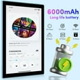 thumbnail image 4 of Android 13 Tablet with Keyboard, 10 inch 2 in 1 Tablets, 12GB RAM+128GB ROM 2.0Ghz CPU Tableta, 2.4G/5G WiFi6 BT 5.0 Tablet PC, 1280*800 HD Tablet with Case Mouse Stylus Film, 6000mah Battery Tablet, 4 of 11