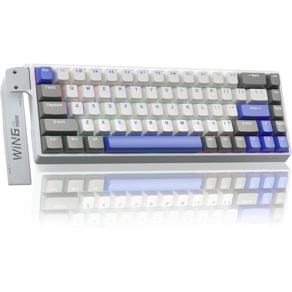 Restored AULA WIN68 HE MAX - Hall Effect Gaming Keyboard with Magnetic Switch, Adjustable Actuation Fast Trigger Mode, 8KHz Polling Rate, RGB Backlit Wired Mechanical Gaming Keyboard