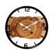 thumbnail image 2 of Reloj de pared redondo sencillo que no hace tictac, diseño de madera, adorno para el hogar para dormitorio moderno Números arábigos, 2 of 7