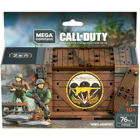 Mega Construx Call of Duty WWII Armory Shipment with 2-Action