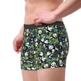 thumbnail image 4 of Daiia Fun Panda Playing With Bamboo Leaves Men's Underwear Boxer Briefs, Cotton Stretch Moisture-Wicking Underwear-Medium, 4 of 9