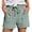 Mint Green, variant on Kingdiese Womens Casual Solid Color Shorts With Waist Pockets And Comfortable Elastic Band For Sport Yoga Wear High Waist Shorts for Women under Dress, Size XL