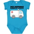 thumbnail image 3 of Inktastic My Mommy Saves Lives Ambulance Boys or Girls Baby Bodysuit, 3 of 5
