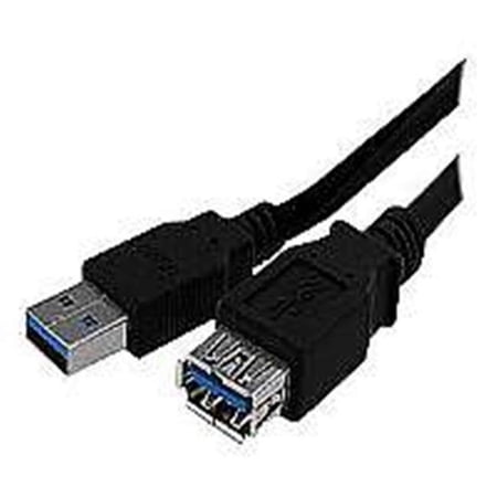 UPC: 0065030848954 | Startech USB3SEXT1MBK Superspeed USB 3.0 Extension Cable Black