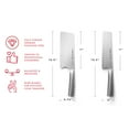 thumbnail image 4 of Schmidt Brothers® Cutlery Cleaver & Nakiri 2 Piece Set with German Stainless-Steel Blades, 4 of 11