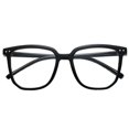 thumbnail image 4 of Gafas anti-luz azul para mujer con montura de anteojos regular, montura de luz plana retro terminada, 4 of 5