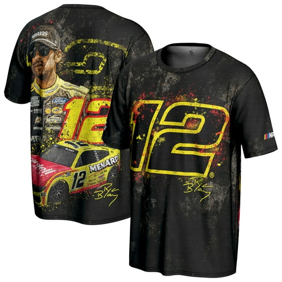 Youth ProSphere  Black Ryan Blaney All Over Print T-Shirt