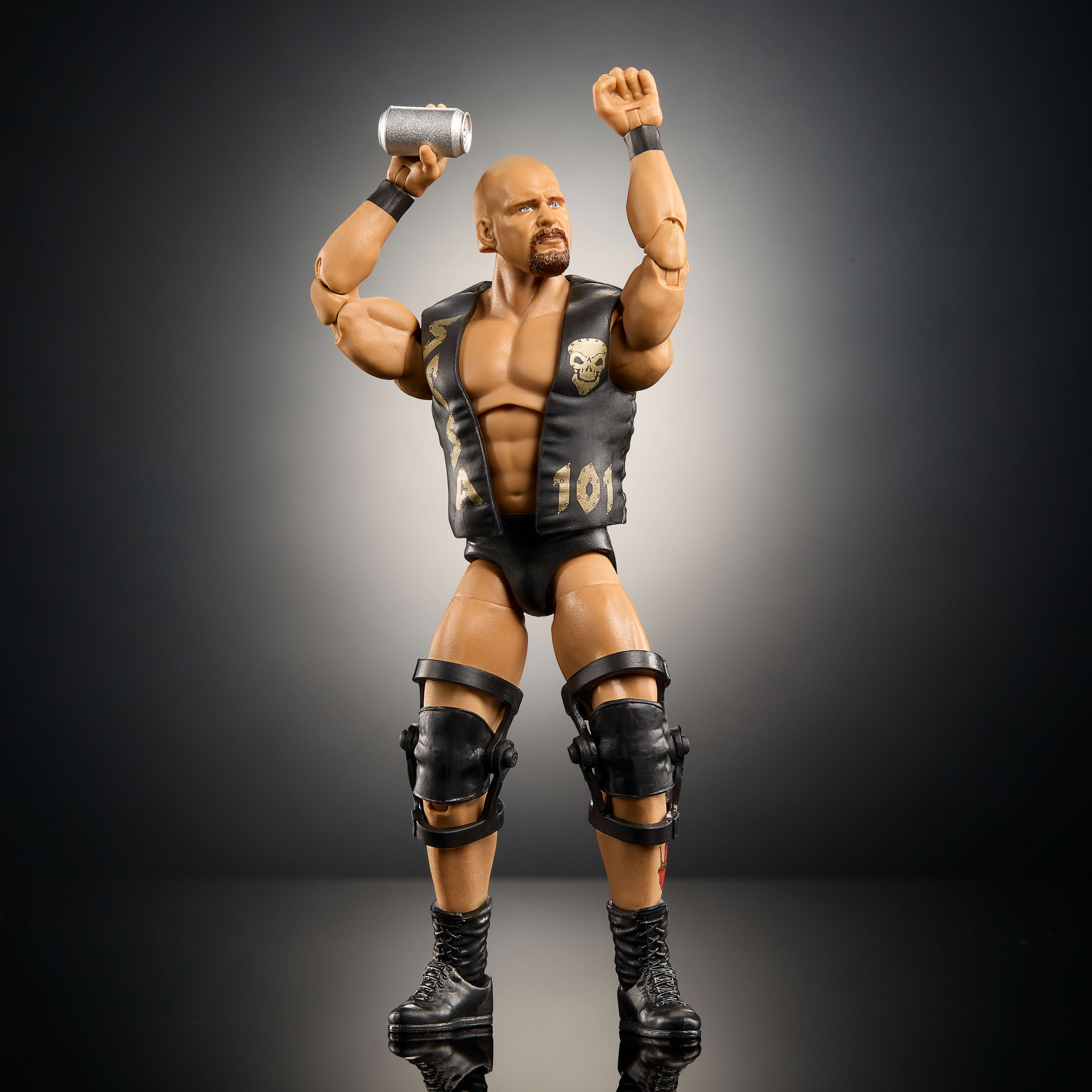 WWE Elite Stone Cold Steve Austin Action Figure, Greatest Hits 2025, 6-inch with Accessories