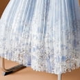 thumbnail image 4 of Haivin Maxi Skirts for Women Floral Chiffon Elastic High Waist Flowy Ruffle Long Skirt, 4 of 8