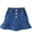 Z21 Blue, variant on Kids Girls Skirts Solid Color Elastic Waist A-Line Flutter Summer Comfortable Toddler Girls Denim Skirt Size 3-4 Years Blue