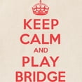 thumbnail image 2 of CafePress - Keep Calm Play Bridge Tote Bag - Unisex Canvas Tote Bag, Beige, 1-Piece, 2 of 6