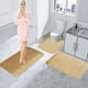 thumbnail image 4 of Juego de alfombras de baño de espuma viscoelástica CELNNCOE: suaves, cómodas, absorbentes de agua, antideslizantes, gruesas, lavables a máquina, de fácil secado. Juego de 3 alfombras de baño., 4 of 7
