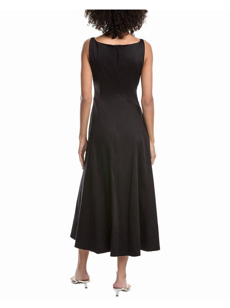sabrina carpenter black and white dress Henzi corset midi dress (Coffee/gold)