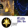 thumbnail image 4 of Cadena de luces Solhice Star de 20 pies y 40 LED que cambian de color, 4 of 8