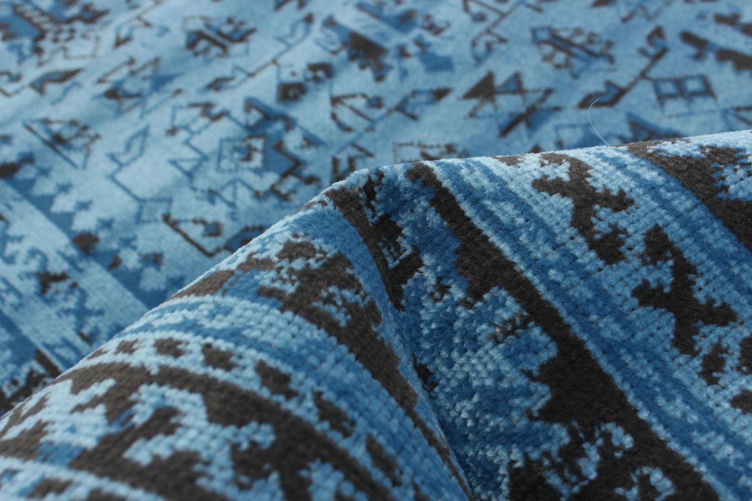 ECARPET Traditional Style Area Rug for Dining Room, Living Room and Bedroom Wilby Blue