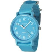 Timex TW2R40600 Weekender Women's Analog Watch Blue Nylon Strap