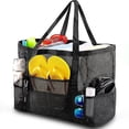 thumbnail image 4 of Bolsa de playa grande de malla de 38 l con cremallera, 4 of 5
