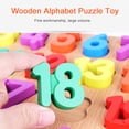 thumbnail image 2 of Numbers Puzzle, Numbers Jigsaw, Preschool Learning Toys Wear Resistant For Baby, 2 of 8