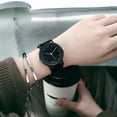 thumbnail image 2 of Montre Style Populaire Femme Étudiante Style Coréen Simple Mode Sports Décontracté Montre Homme Style Universitaire Rétro Couple, 2 of 4