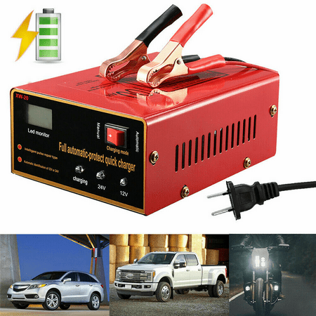 Kqiang Maintenance-Free Battery Charger 12V/24V 10A 140W Output For Electric Car Best