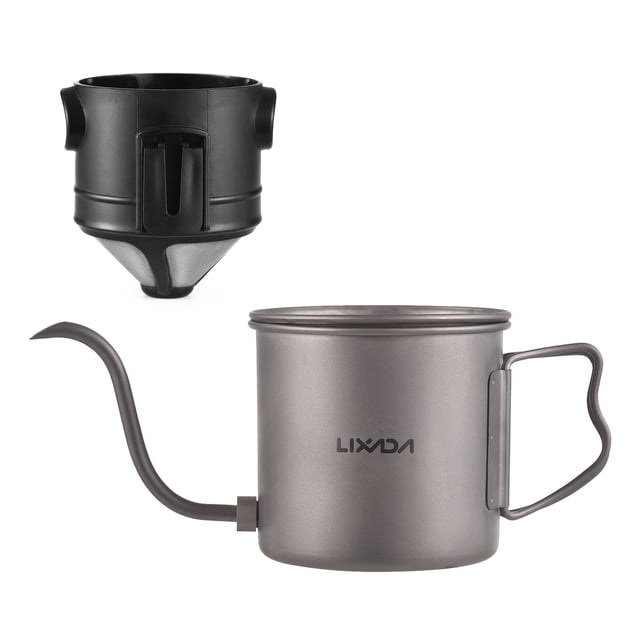 Bouilloire, Bouilloire 400ml Filtre à Café Verseur et Filtre avec Couvercle 400ml Bouilloire à Café Verseur sur Bouilloire Ti Poignée Filtre Couvercle et Poignée à Café Bouilloire à Café Verseur avec Couvercle Poignée