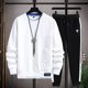 thumbnail image 4 of Ropa para hombre, camiseta blanca, camiseta lisa, ropa deportiva, chándal, pantalones estampados, conjuntos, trajes deportivos geniales, traje de lujo de 2 piezas, Kpop Xl, 4 of 5