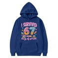 thumbnail image 4 of NAFUU Girls Hoodies Sweatshirts Number 67 Printed Long Sleeve Hooded Sweatshirt Casual Pullover Tops For Everyday Wear Fashion Clothes 12-13 Years, 4 of 4