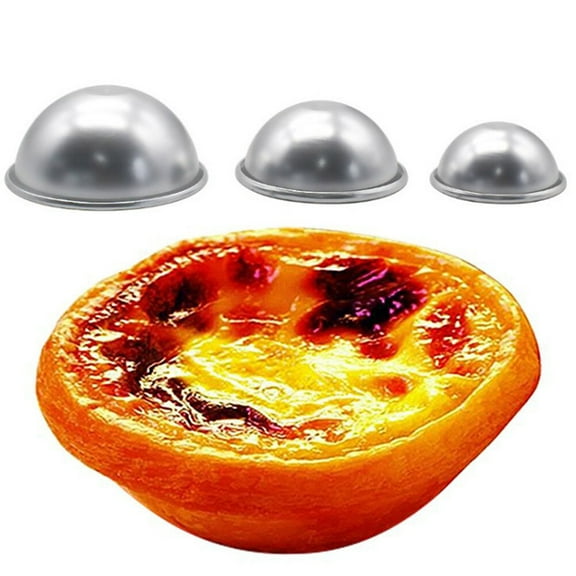 3 Pcs Muffin Cups Metal Cupcake Cups Custard Cakes Reusable Cupcake Mold Tray Mold Egg Tart Molds Tart Molds for Baking