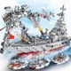 thumbnail image 1 of Military Battleship Building Blocks from the Red Sea, Toy Set, Construction Toy, Gift Idea, 1 of 1