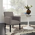 thumbnail image 4 of Fauteuil en Bois Chloé LexMod, Gris, 4 of 4