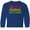Royal Blue, variant on Inktastic Black History Month- Red, Green, Yellow Long Sleeve Youth T-Shirt