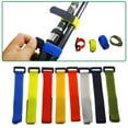 thumbnail image 6 of Pack of 25 Fishing Rod Belts Holder Nylon Plastic Adjustable Pole Stretchy Band Portable Freshwater Saltwater Strap Color Random, 6 of 9
