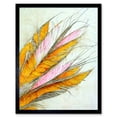 thumbnail image 1 of Boho Illustration Plume Of Feathers Warm Autumn Tones Art Print Framed Poster Wall Decor 12x16 inch, 1 of 5