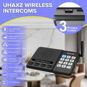 UHAXZ Wireless Intercom Long Range with Group Call Function (4 packs)