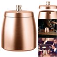 thumbnail image 6 of Yucurem Smokeless Odorless Windproof Ashtray with Lid Metal Tabletop Ash Tray Indoor Storage (Rose Gold), 6 of 9