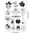 thumbnail image 2 of Tarot Clear Stamp Moon Silicone Stamp Cards Word Rubber Stamps Transparent Stamps, 2 of 9