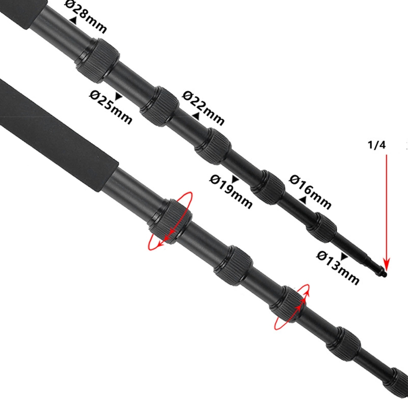 Extension Rod Pick Rod Aluminum Alloy Rod for Photo Studio Recording Microphone Holder Poles 78.74in Length Rod