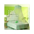 thumbnail image 3 of MarinaVida Elegant Lace Bed Mosquito Netting Mesh Canopy Princess Round Dome Bedding Net, 3 of 6