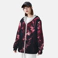 thumbnail image 3 of Fotbe Mesmerizing Pink Jellyfish Chaqueta con Protección Solar UPF 50+ para Hombre y Mujer, Camisa con Capucha y Bolsillos-Large, 3 of 7