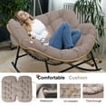 thumbnail image 4 of Outdoor Rocking Chair Cushions 6.3" Thick, Waterproof Papasan Chair Cushion, Fade-Resistant Patio Egg Lounge Chair Cushions for Indoor Outdoor Garden, Porch, Balcony, 4 of 7