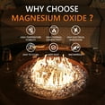 thumbnail image 2 of COSIEST MGO Outdoor Propane Fire Pit Table with Wind Guard, Transparent Gray Fire Glass, Waterproof Cover for Garden, Backyard, 2 of 8