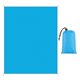 thumbnail image 2 of Manta de playa, manta de picnic con bolsillo con cordón, esterilla de picnic plegable para acampar Azul claro, 2 of 9